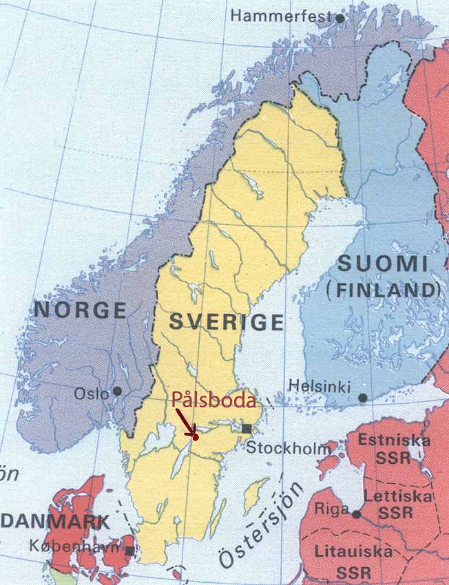 Nordenkarta med Pålsboda